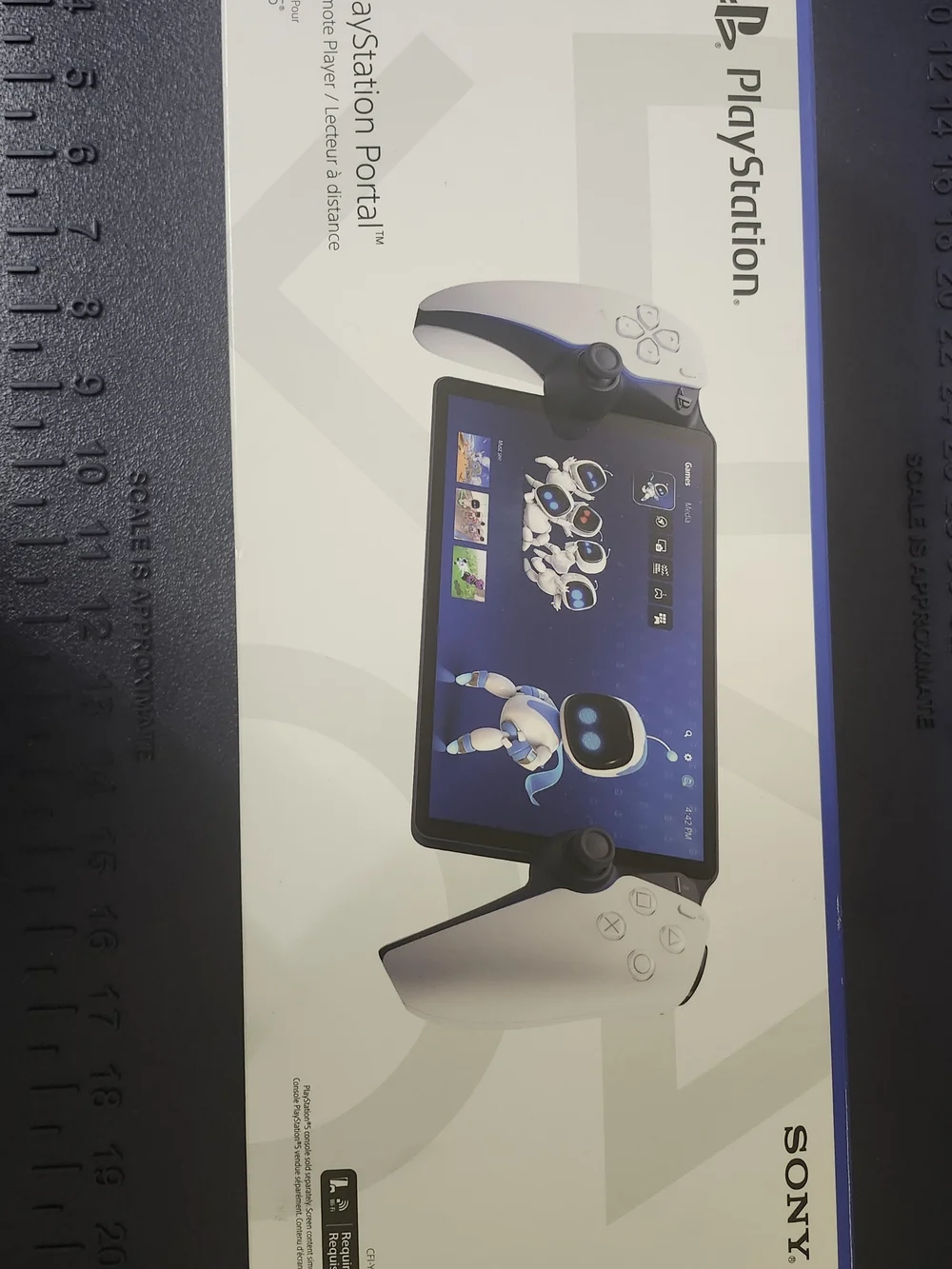 Sony PlayStation Portal Handheld Remote Player — White and Black PS5